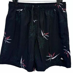 Mens Board Shorts Black Quicksilver Surf Swim Wear UV Protection Stretch